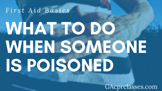 WHat to do when someone is poisoned